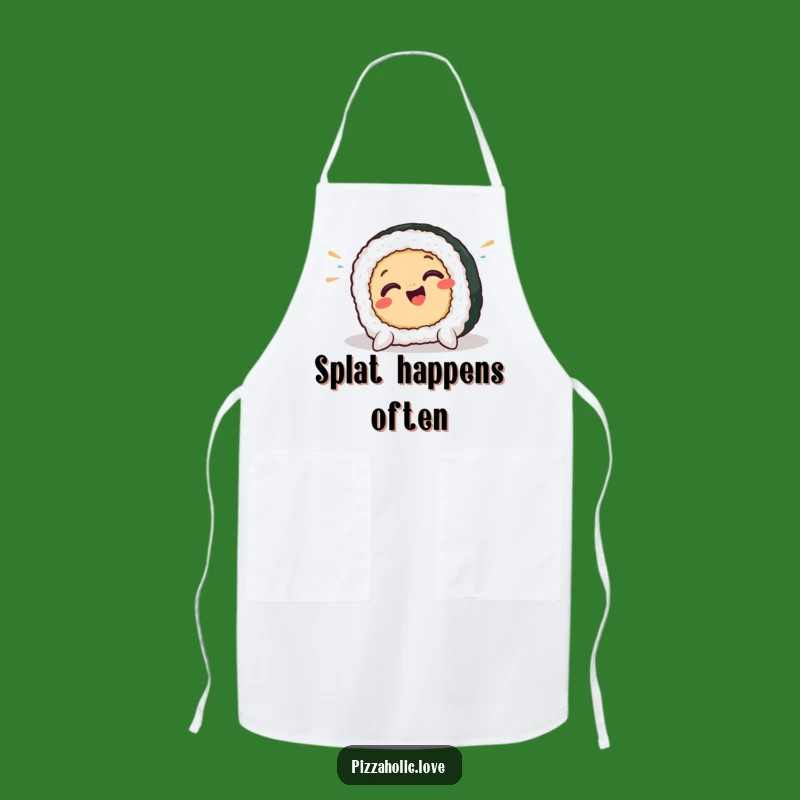 Funny Sushi Pratfall Apron: Cook with Comedy, Hilarious Chef Gift