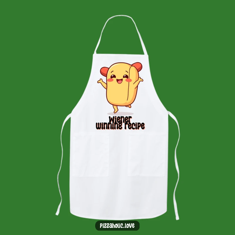 Funny Hot Dog Jig Apron: Cook with Comedy, Perfect Kitchen Gift