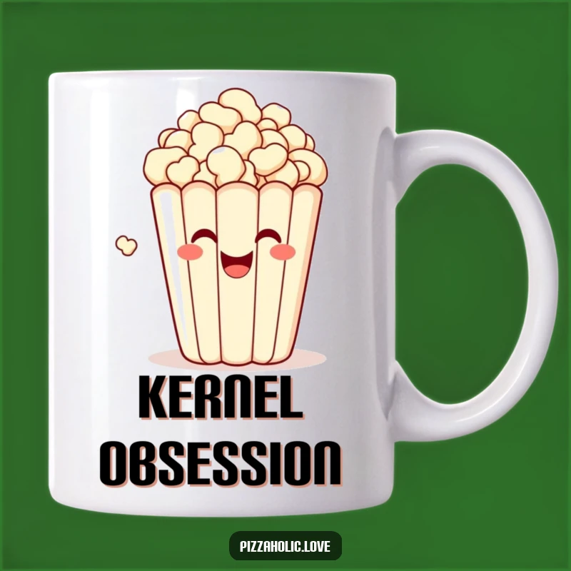 Popcorn Delight Funny Mug - Energetic Snack Gift for Movie Lovers