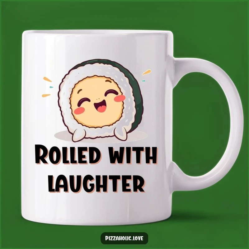Funny Sushi Pratfall Mug: Hilarious Foodie Gift for Sushi Lovers