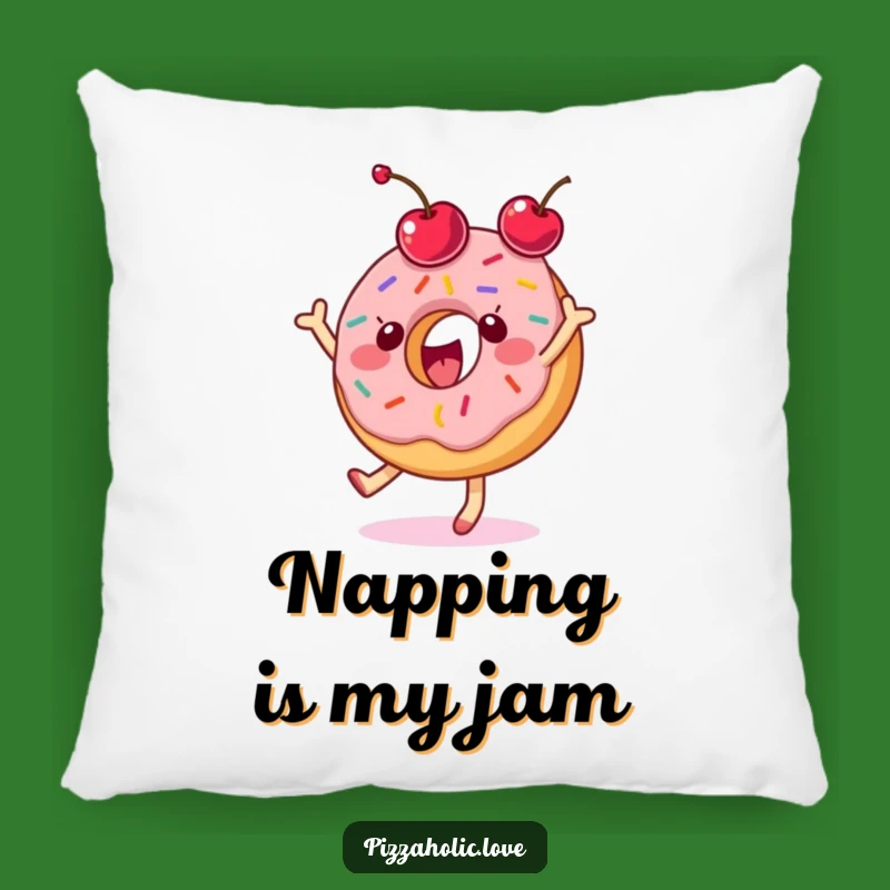Funny Donut Sprinkle Pillow: Comfy and Cheerful Accent Piece