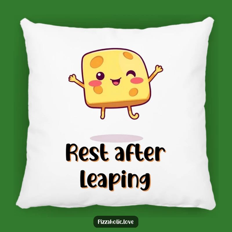 Funny Jumping Cheese Pillow: Cozy Comfort with Cheesy Style, Great Gift
