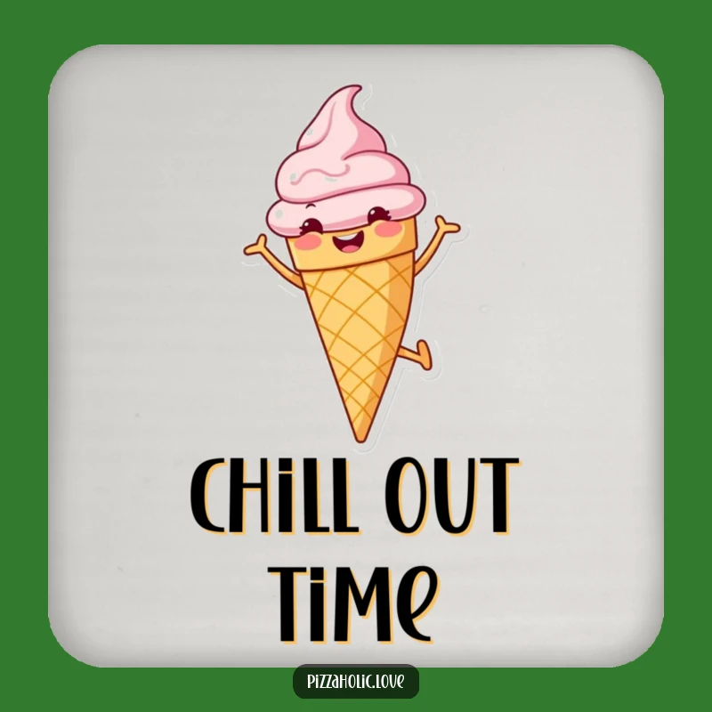 Sweet Style Funny Coasters - Ice Cream Cartwheels for Your Table
