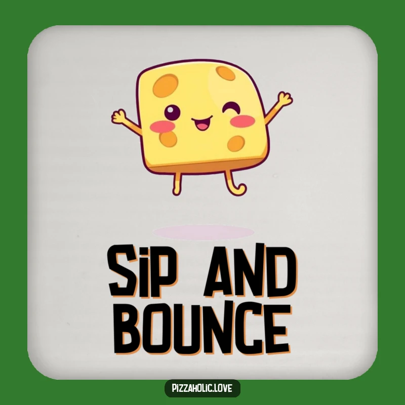 Funny Jumping Cheese Coaster: Protect Surfaces with Joy, Gift