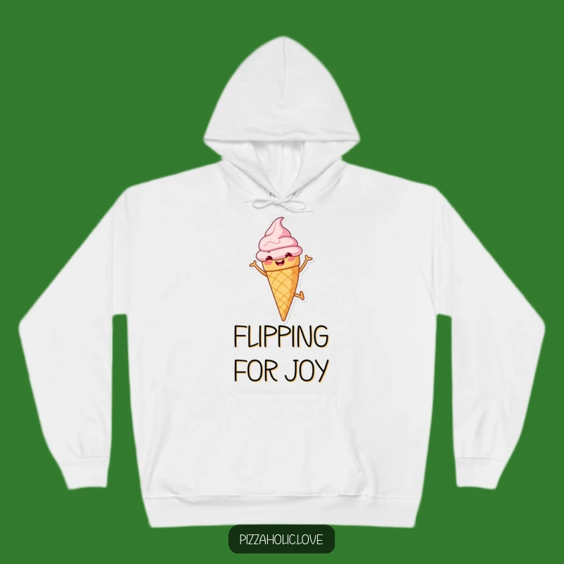 Cozy Cartwheel Funny Hoodie - Stay Warm with Sweet, Frozen Fun