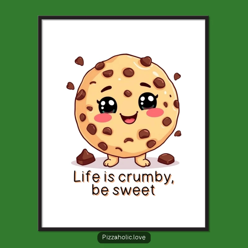 Free Printable Wall Art: Juggling Cookie - Funny Downloadable Decor Gift