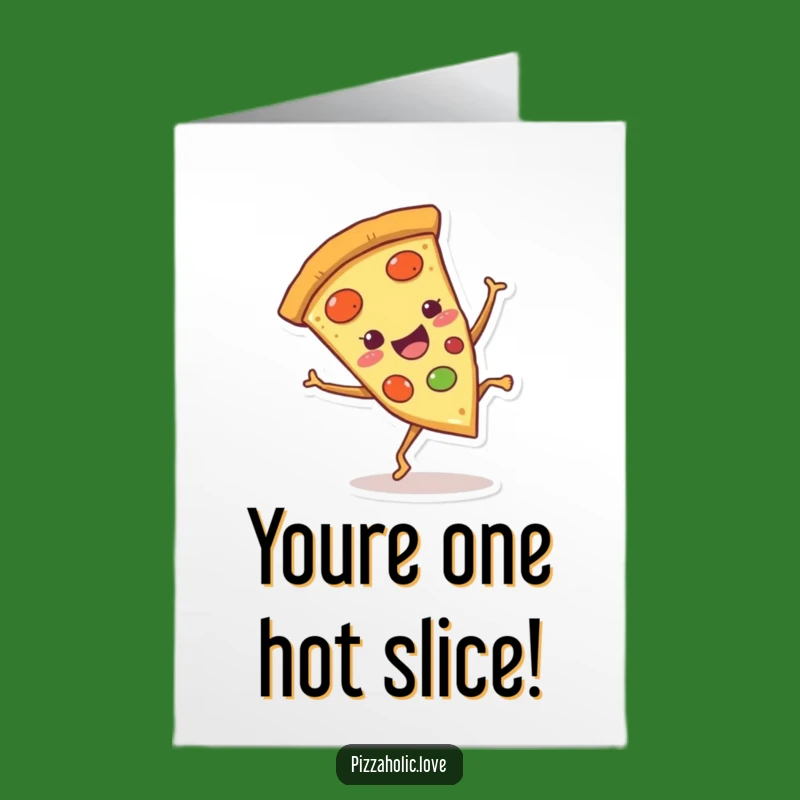 Free Printable Congrats Card: Pizza Cartwheel - Funny Downloadable Gift for Achievers