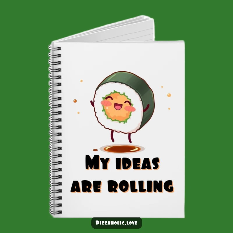 Funny Sushi Roll Notebook: Hilarious Journal for Your Thoughts and Ideas