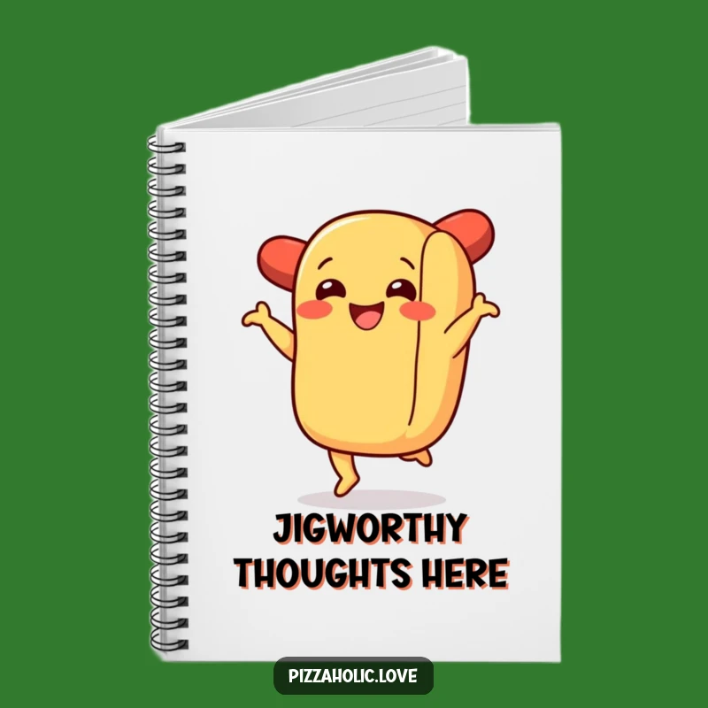 Funny Hot Dog Jig Notebook: Jot Down Fun Ideas, Perfect Stationery Gift