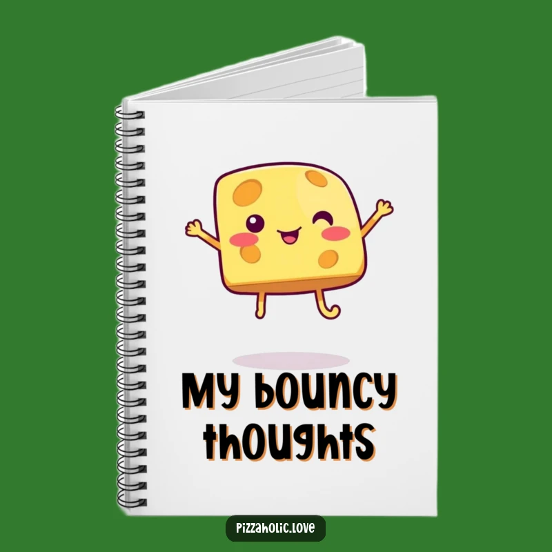 Funny Jumping Cheese Notebook: Jot Notes with Cheesy Fun, Gift Idea