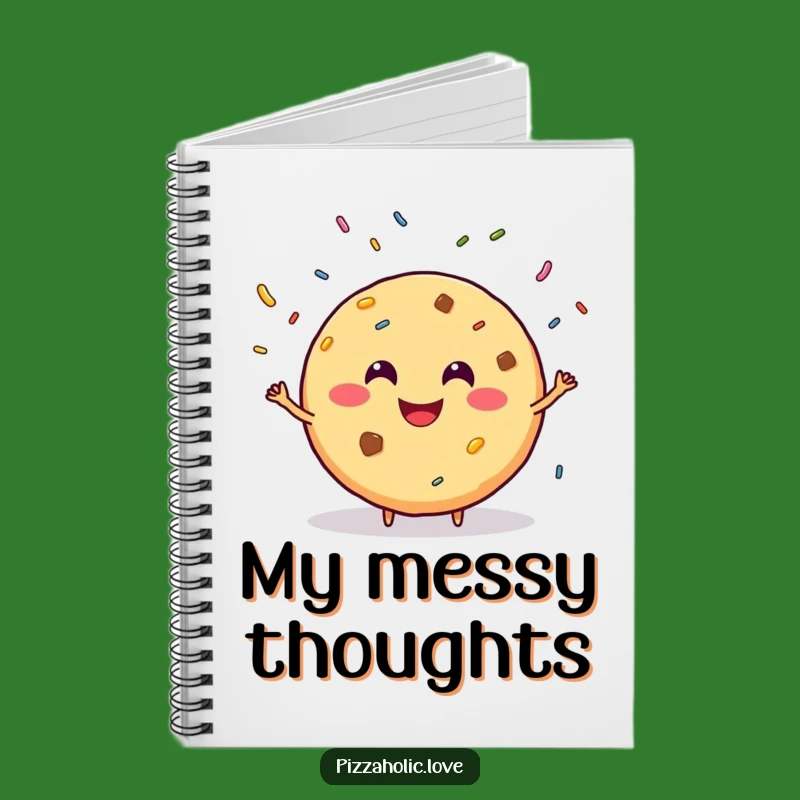 Sweet Ideas Funny Notebook - Journal Your Thoughts with a Juggling Cookie
