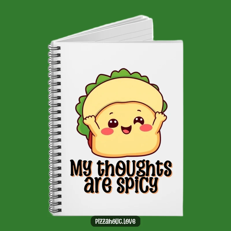 Funny Happy Taco Notebook: Cheerful Fiesta Journal for Your Ideas