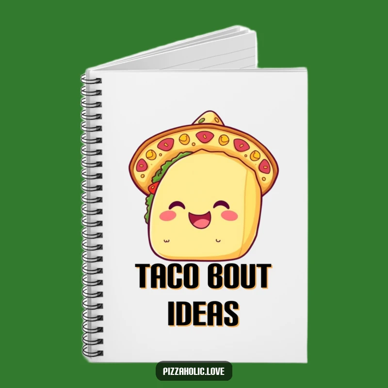 Funny Kawaii Taco Sombrero Notebook: Jot Notes with Fiesta Fun, Gift Idea