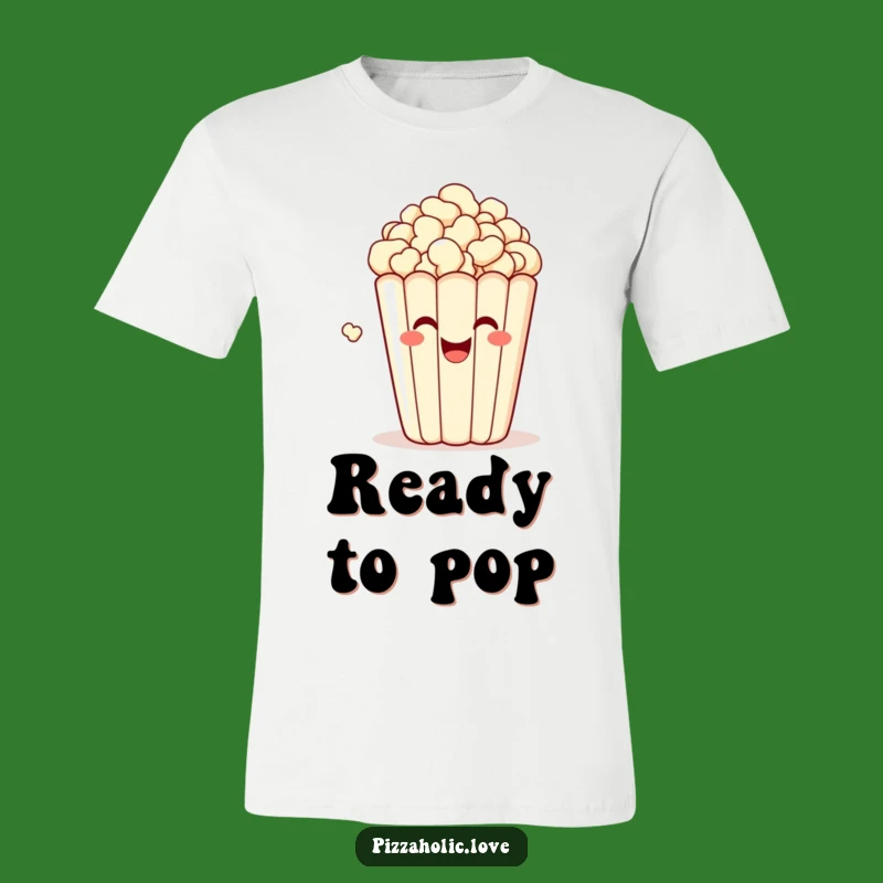 Popping Popcorn Funny T-Shirt - Wear Your Snack Time Excitement