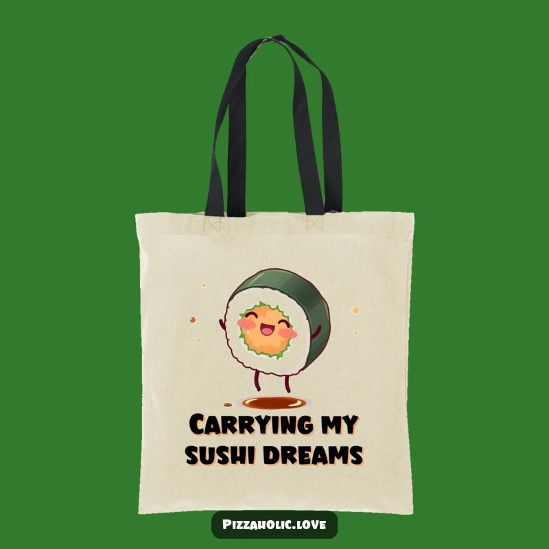 Funny Sushi Roll Tote Bag: Carry Your Laughs with this Foodie Accessory