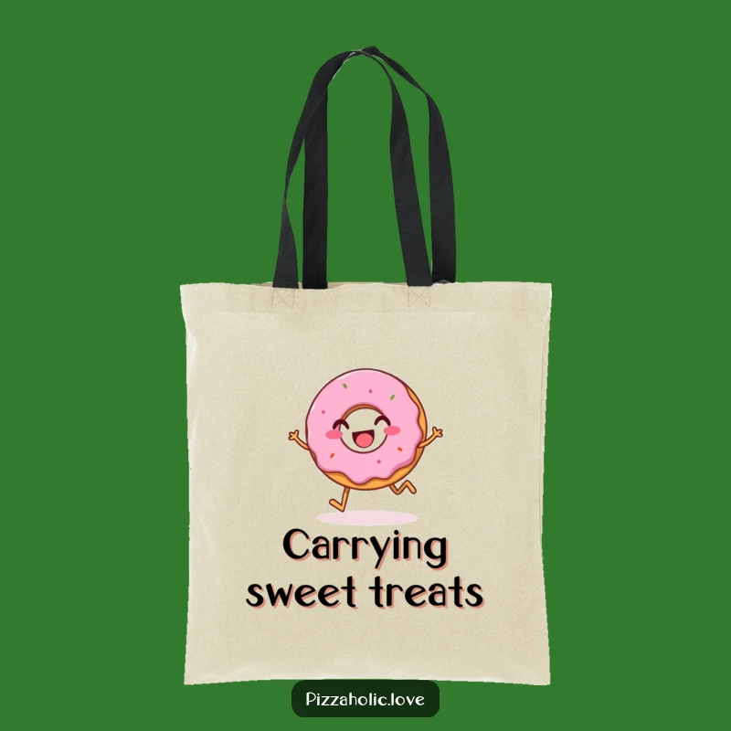 Donut Lover Funny Tote Bag - Carry Your Sweetness & Funny Style