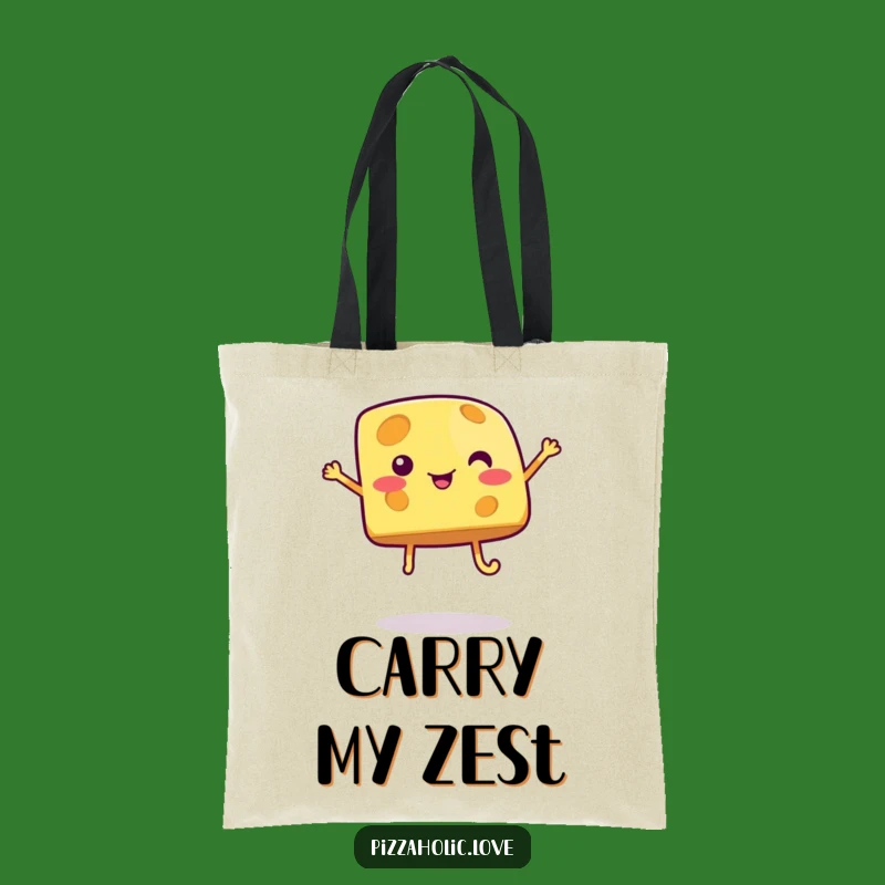 Funny Jumping Cheese Tote Bag: Carry Your Fun, Unique Gift