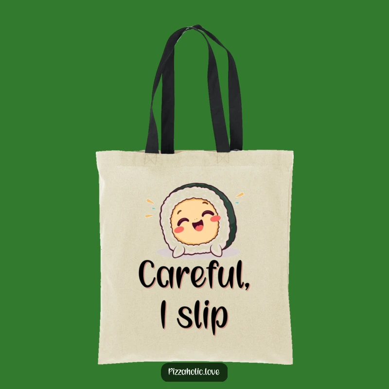 Funny Sushi Pratfall Tote Bag: Carry Your Fun, Unique Foodie Gift