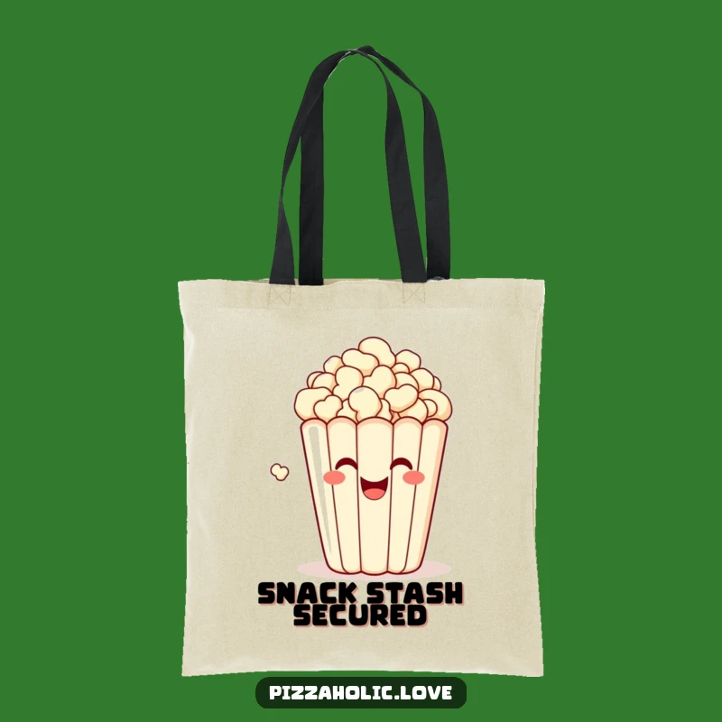 Popcorn Lover Funny Tote Bag - Carry Your Snacks & Fun